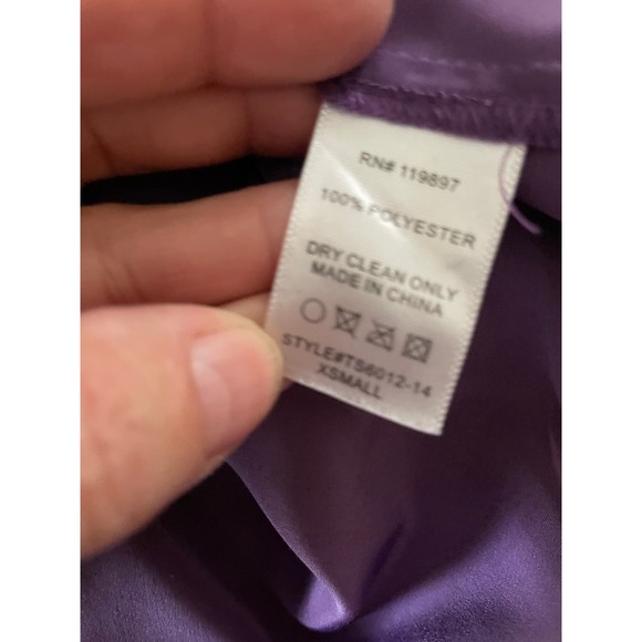 Eclair Womens Regular Fit V-Neck Tank Top Pleated Wide Strap Back Zip Size XS - Picture 8 of 8